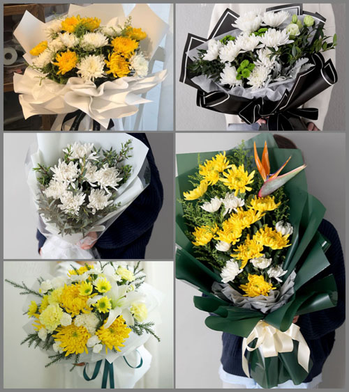 陕西咸阳市旬邑县职田镇早池村白事花束代送